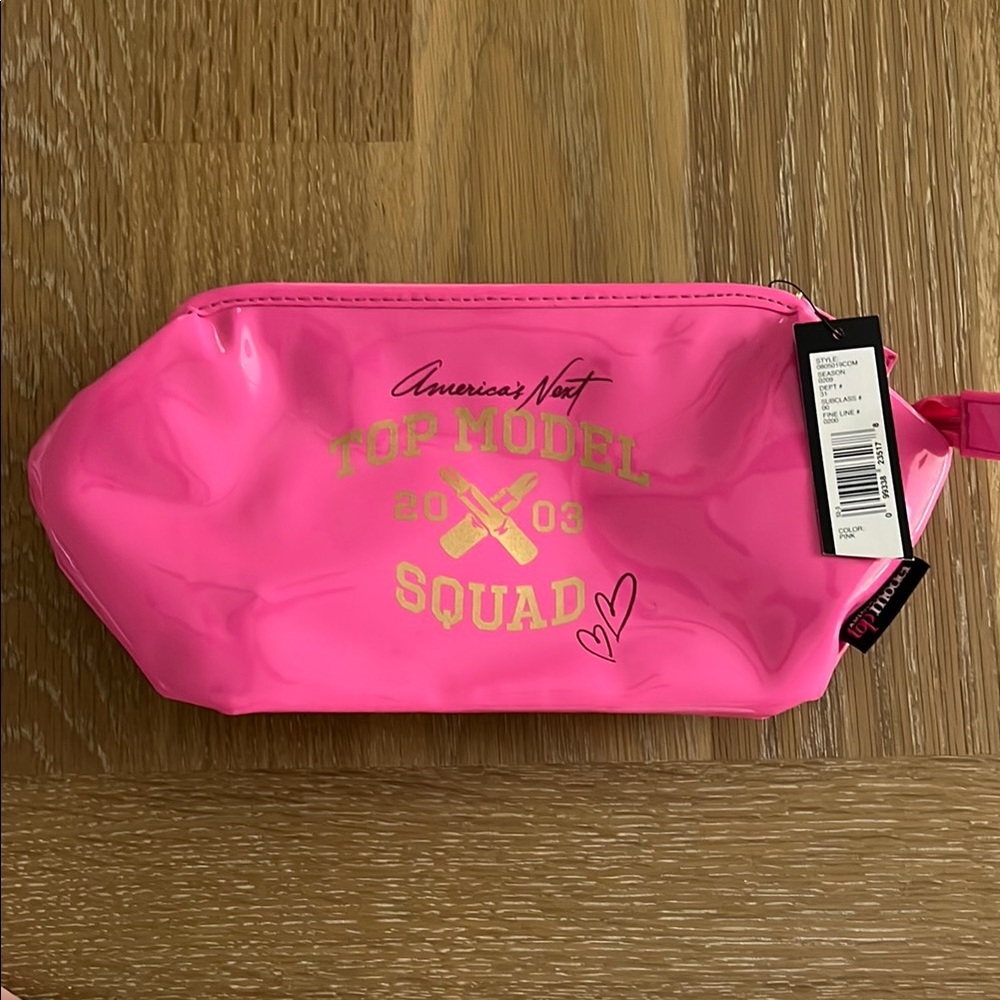 Y2K Pink Jelly Cosmetic Bag America’s Next Top Model Squad 2003